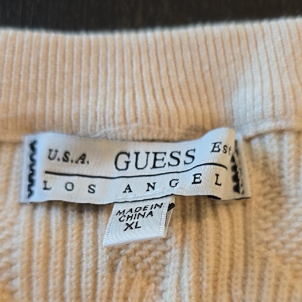 Men's Cream Sweater - Picture 2 of 4